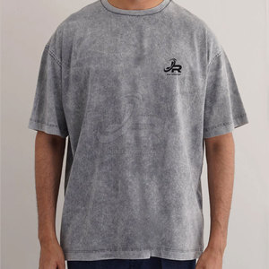 Camiseta Deportiva para Hombre con Efecto Desgastado, Transpirable y Ligera, Corte Holgado, Ropa de Entrenamiento para Hombre, Camiseta con Efecto Desgastado - Product Image 5