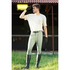 Descrizione dettagliata Pantalon da lavoro maschile con Silicone e abbigliamento da equitazione verde - Product Image 1