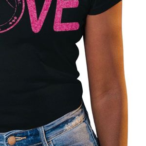T-shirt noir à manches courtes et col rond, décontracté, pour homme et femme, style streetwear, vêtements confortables pour tous les jours - Product Image 6