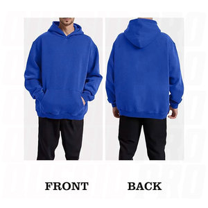 Sudadera con Capucha Extra Grande para Hombre, Sudadera para Parejas, Algodón Grueso con Lavado Ácido Vintage y Forro Polar Acogedor - Product Image 3