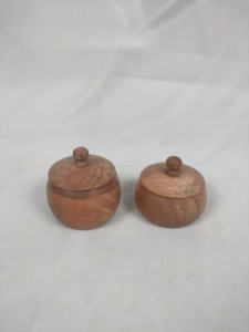 Tazón de Cerámica Japonés de Lujo para Mezclar Ensaladas, Ecológico, Estilo Europeo, Artesanía en Madera para Fiestas y Uso Doméstico, Pieza Única - Product Image 2