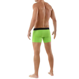 Best Sale Men Underwear Comfortable Quick Dry Seamless Men's Underwear Cotton Spandex <b>Custom</b> Striped Logo Print <b>Boxer</b> Short Oem - Product Image 2