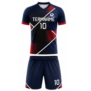 Conjunto de Entrenamiento de Fútbol de Alto Rendimiento para Hombres Adultos, Camiseta y Pantalones Cortos Personalizados, Transpirables y que Absorben la Humedad, 100% - Product Image 3