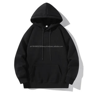 Sweat à capuche de qualité supérieure pour homme, style hip-hop, coupe ample, multicolores, épais, lourd, design uni, couture de qualité supérieure - Product Image 5