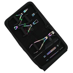 Professional Salon Hair Extension Kit Rainbow Hair Pliers Micro Beads Remover Microbeads Crimping Pliers Pulling Hook Loop Comb - Product Image 1