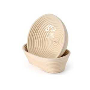 AVAILABLE High Quality Eco Friendly Rattan <b>Bread</b> Proofing <b>Basket</b> with Liner Sourdough Baking Set - Product Image 1