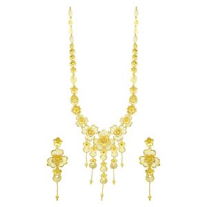 Venta al por Mayor de Joyería de Moda con Diseño Tradicional en Oro Micronizado de 14K, 18K y 24K, Collares Largos Estilo Dubái, Joyería Turca, Oro, Joyería - Product Image 4