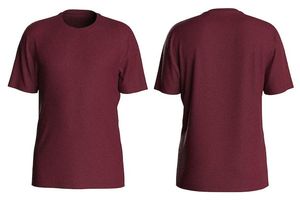 T-shirt unisexe col en V 100 % coton 230 g coupe classique manches courtes avec logo personnalisé imprimé à l'avant et filigrane noir pour femmes et hommes - Product Image 3