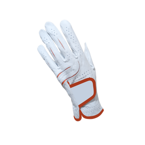 Custom Left-Hand Cabretta Sheepskin Leather <b>Golf</b> <b>Gloves</b> for Men <b>Women</b> Breathable Lycra Simple Design EOM Accepted Sports Gear - Product Image 2