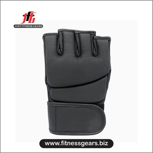 Gants de MMA JUST FITNESS GEARS pour la boxe et l'entraînement de combat, en cuir PU respirant, fermeture auto-agrippante pour le soutien du poignet - Product Image 2
