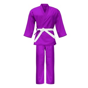 Uniforme de Karate al por Mayor, Precio de Fábrica, 100% Algodón Elástico, Conjunto Gi, Bordado Personalizado, OEM, MOQ Bajo, Camiseta sin Mangas - Product Image 3
