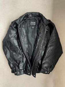 Men's 2026 Retro Leather Garment Dyed Breathable Jacket New Style Hip Hop Biker Coat Waterproof Eco-Friendly Windproof XS Front - Product Image 4