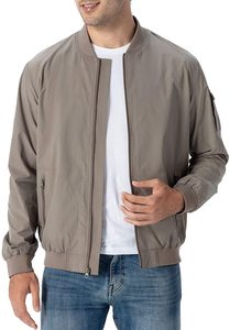 Chaqueta de invierno informal de alta calidad con logotipo personalizado, chaqueta deportiva con capucha para hombre, chaqueta bomber de poliéster, chaqueta impermeable personalizada - Product Image 4
