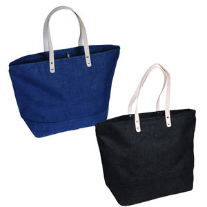 Sac de shopping en jute naturel de haute qualité avec lamination intérieure - Product Image 1