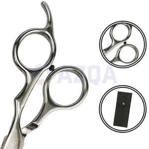 กรรไกรตัดผมมืออาชีพ สแตนเลส ใบมีดคม พร้อมซองหนัง สำหรับร้านทำผม - Product Image 4