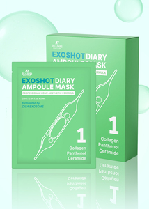 Masque en tissu coréen best-seller EXOSHOT Diary Ampoule Mask CICA Collagen Panthenol Céramide Anti-âge Apaisant les pores - Product Image 5