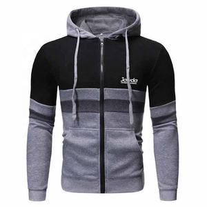 Vente en gros de pulls à capuche en molleton thermique 100% coton pour hommes sweats unis conçus sur mesure motif d'impression d'hiver logo personnalisé - Product Image 5