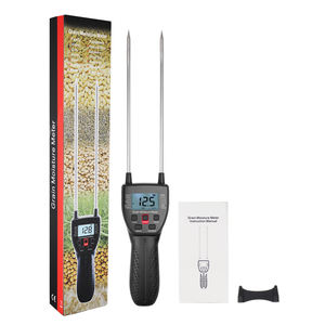 Humidimètre numérique de qualité supérieure pour céréales, 14 types de grains, rapide et précis pour les agriculteurs, les commerçants et les producteurs, longueur de sonde de 300 mm - Product Image 3