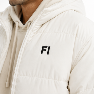 Custom Hooded Puffer Jacket Windproof Polyester <b>Bubble</b> Casual Winter <b>Coat</b> Zipper Front Logo Design Wholesale Men's Jackets USA - Product Image 5