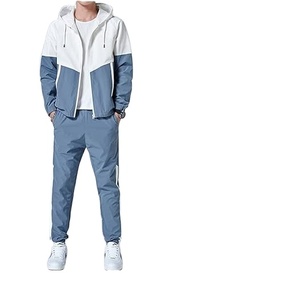 Survêtement à capuche coupe-vent en Nylon personnalisé de haute qualité pour hommes vêtements de mode et de sport hommes 2 pièces Hip Hop survêtements 2026 - Product Image 2