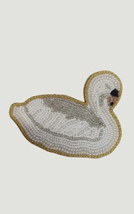 Breloque créative brodée de perles pour suspendre sur les sacs de mode, breloques de sac brodées de perles de rocaille pour styles de mode faits main - Product Image 2