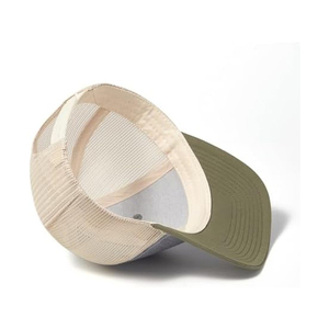 Gorra Trucker Verde de 6 Paneles, Unisex, Casual, Color Sólido, Malla Trasera, Ajustable, para Primavera/Verano, Gorra de Béisbol - Product Image 4
