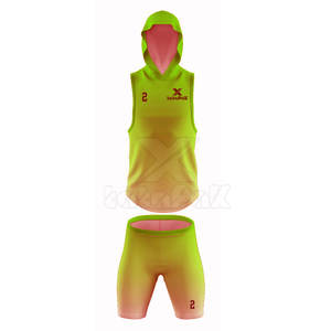 Ensemble d'uniformes d'entraînement et de match 7v7 personnalisés, tissu en polyester respirant de qualité supérieure, style athlétique moderne, en vente en ligne - Product Image 2