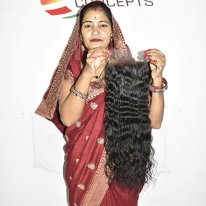 Extensions de cheveux humains bruts vierges indiens bouclés, cuticules alignées, de qualité supérieure, 6*6 HD Closure, provenant d'un seul donneur, vente en gros - Product Image 3
