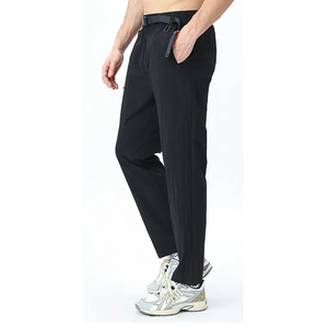 Pantalon de survêtement de sport à taille élastique réglable, haute élasticité, pour l'entraînement, la course et la gym, vente directe usine, commande en gros - Product Image 2
