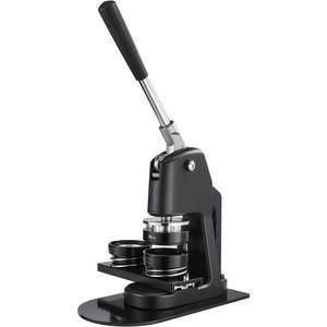 300 pièces 1,26/2,28/2,95 pouces, badges DIY, épingles personnalisées, machine à boutons 3 en 1 en plastique, poignée ergonomique renforcée - Product Image 1