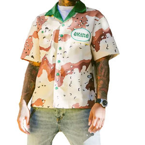 T-shirt en coton 100% tricoté à manches courtes, style streetwear pour homme, imprimé personnalisé, uni, oversize, épaules tombantes, grande taille, décontracté - Product Image 3