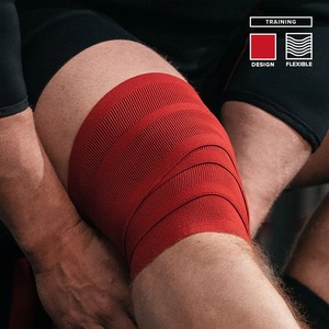Coudières tricotées unisexes rouges respirantes avec fermeture auto-agrippante, protection toutes saisons, ajustement universel - Product Image 4