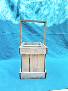 Caja para macetas de flores de madera al por mayor con barnizado en relieve para plantas de paisaje cajas de plántulas opciones de laminación mate brillante - Product Image 6