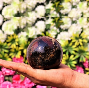 Esfera de Granate Rojo Natural Chakralume, Bola de Cristal Pulida, Piedra Curativa para Reiki, Meditación, Feng Shui, Decoración Energética, Venta al Por Mayor - Product Image 2