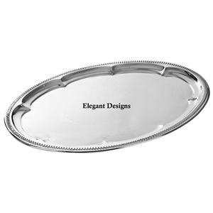 Belle qualité élégant concepteur plateau en acier inoxydable plateau de luxe usage domestique dessus de table plat de service en gros nourriture hôtel Ware - Product Image 6