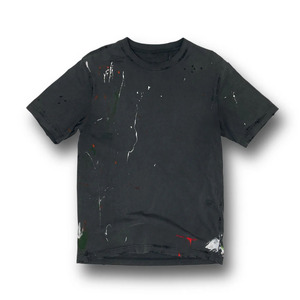 Camiseta de Algodón 100% Personalizada, de Punto, con Lavado Ácido, Antiarrugas, de 240 g/m², Estilo Vintage, Desgastada y Rota, Talla Grande - Product Image 1