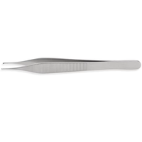 Pinces Bulldog courbées DeBakey à mâchoires atraumatiques en acier inoxydable, disponibles en différentes tailles, pour usage hospitalier en chirurgie cardiothoracique