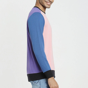 Sweat-shirt décontracté basique à col rond pour homme, couleur unie, collection Printemps 2026 - Product Image 2