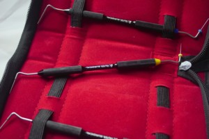 Kit d'instruments chirurgicaux dentaires : Élévateurs luxateurs, Periotomes courbés, Osteotomes, Instruments d'extraction de pointes radiculaires, avec poignée rembourrée noire, Classe I - Product Image 4