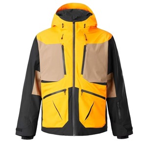 Chaqueta Impermeable para Hombre, 10,000 mm, con Capucha, Diseño Color Block, Cierre de Cremallera, Corte Regular, para Invierno y Actividades al Aire Libre - Product Image 1