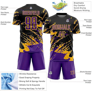Tenues de football personnalisées 2026 – Kits de maillots de sport OEM en gros – Ensembles de maillots de football pas chers – Maillot de football - Product Image 6