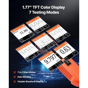 Tester per Circuiti Auto con Display a Colori TFT e Interfaccia di Comunicazione RF per Test di Alimentazione Automobilistica 12-24V - Product Image 4