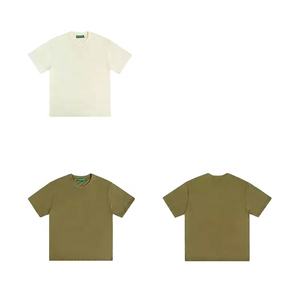 Camisetas Unisex de Manga Corta para Hombre, 100% Algodón, Cuello Redondo, Tejido de Rizo, Transpirables, Ecológicas, Tallas S-5XL, Logotipo OEM, Lisas - Product Image 6