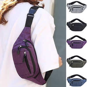 Bolsa de Cintura Bagnex Oxford Banana, Estilo Hip-Hop, con Cierre, Impermeable, para Viajes, para Hombre y Mujer - Product Image 1