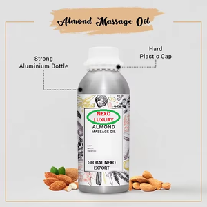 Aceite de Almendras Dulces Prensado en Frío de 1000 ml, Aceite Esencial Puro para Masajes de Piel y Cabello, Fabricante y Exportador al por Mayor, Precios al por Mayor - Product Image 1
