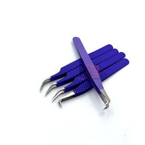 Pinzas de Acero Inoxidable para Extensión de Pestañas al por Mayor, Pinzas de Precisión para Pestañas de Marca Privada - Product Image 3