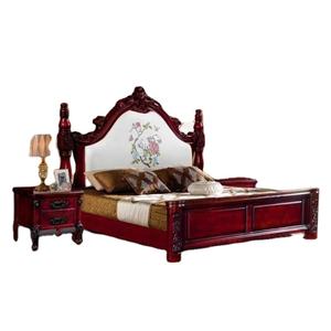 Usine Vente Directe Haute Qualité Commande personnalisée De Luxe En Bois De Style Sommier Ensemble De Meubles D'indonésie - Product Image 1