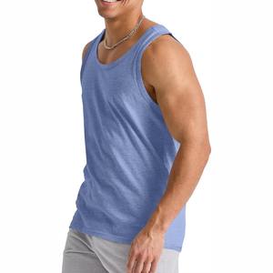 Débardeurs de sport respirants en tricot anti-rides écologiques pour hommes – Vente en gros - Product Image 2