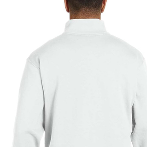 Sudadera Casual de Calle para Hombre, 100% Algodón, con Cierre de Cremallera de un Cuarto y Cuello Alto, Transpirable, para Invierno - Product Image 3