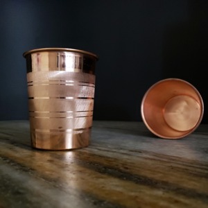 High Profit Copper Glass Tumbler Supplier Ayurvedic Drinking Water Cup Bulk Export Metal <b>Drinkware</b> India - Product Image 6